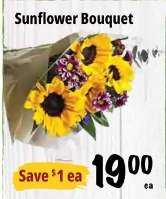 Farm Boy Sunflower Bouquet offer