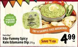 Farm Boy Farm Boy Eda-Yummy Spicy Kale Edamame Dip offer