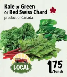 Farm Boy Kale or Green or Red Swiss Chard offer