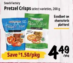Farm Boy Snack Factory Pretzel Crisps offer