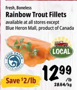 Farm Boy Rainbow Trout Fillets offer