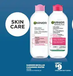 Real Canadian Superstore GARNIER MICELLAR CLEANSING WATER offer