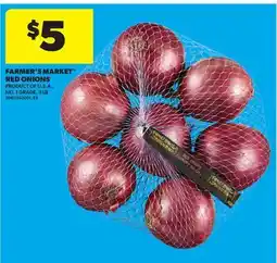 Real Canadian Superstore FARMER'S MARKET RED ONIONS, 3 LB offer