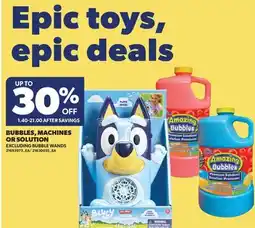 Real Canadian Superstore BUBBLES, MACHINES OR SOLUTION offer
