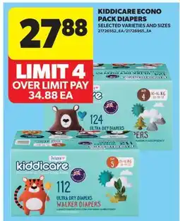 Real Canadian Superstore KIDDICARE ECONO PACK DIAPERS offer