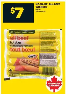 Real Canadian Superstore NO NAME ALL-BEEF WINNERS offer