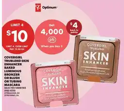 Real Canadian Superstore COVERGIRL TRUBLEND SKIN ENHANCER BAKED LUMINOUS BRONZER OR BLUSH OR TUBING MASCARA offer