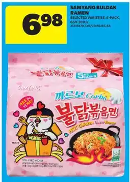 Real Canadian Superstore SAMYANG BULDAK RAMEN, 5-PACK offer