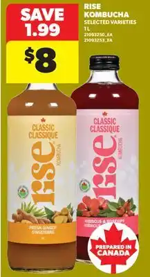 Real Canadian Superstore RISE KOMBUCHA offer
