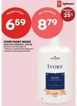 Real Canadian Superstore IVORY BODY WASH offer