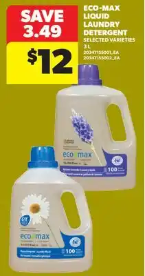 Real Canadian Superstore ECO-MAX LIQUID LAUNDRY DETERGENT offer