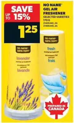 Real Canadian Superstore NO NAME GEL AIR FRESHENER offer