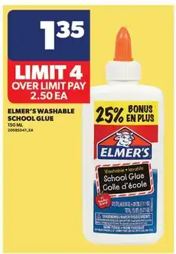Real Canadian Superstore ELMER'S WASHABLE SCHOOL GLUE offer