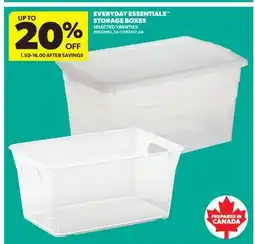 Real Canadian Superstore EVERYDAY ESSENTIALS STORAGE BOXES offer