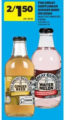 Real Canadian Superstore THE GREAT GENTLEMAN GINGER BEER OR SODA offer