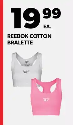 Real Canadian Superstore REEBOK COTTON BRALETTE offer