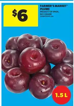 Real Canadian Superstore FARMER'S MARKET PLUMS offer
