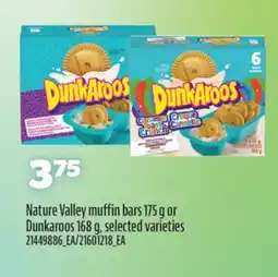 Real Canadian Superstore NATURE VALLEY MUFFIN BARS, 175 G OR DUNKAROOS, 168 G offer