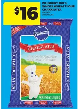 Real Canadian Superstore PILLSBURY 100 % WHOLE WHEAT FLOUR CHAKKI ATTA offer