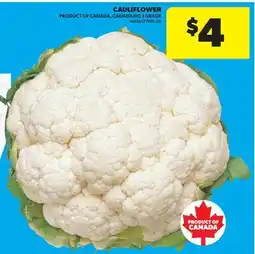 Real Canadian Superstore CAULIFLOWER offer