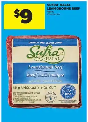 Real Canadian Superstore SUFRA HALAL LEAN GROUND BEEF offer