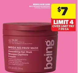 Real Canadian Superstore BEING HAIR CARE offer
