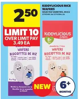 Real Canadian Superstore KIDDYLICIOUS RICE WAFERS offer