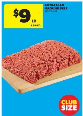 Real Canadian Superstore EXTRA LEAN GROUND BEEF offer