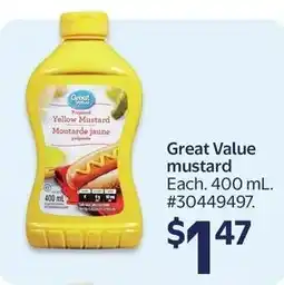 Walmart Great Value Mustard offer