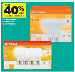 Real Canadian Superstore SYLVANIA LED LIGHT BULBS offer
