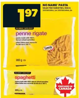 Real Canadian Superstore NO NAME PASTA offer