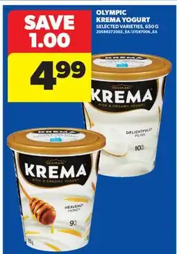 Real Canadian Superstore OLYMPIC KREMA YOGURT offer