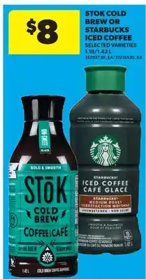 Real Canadian Superstore STOK COLD BREW OR STARBUCKS ICED COFFEE, 1.89/1 offer