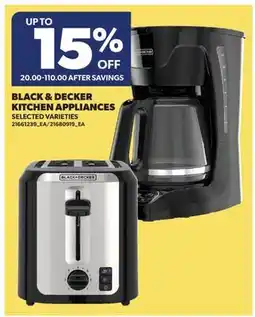 Real Canadian Superstore BLACK & DECKER KITCHEN APPLIANCES offer
