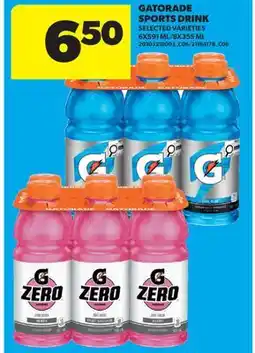Real Canadian Superstore GATORADE SPORTS DRINK, 6X591 ML/8X355 ML offer