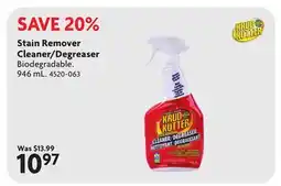 Home Hardware Stain Remover Cleaner/Degreaser Biodegradable offer