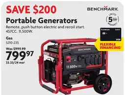 Home Hardware Portable Generators offer
