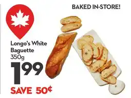 Longo's Longo's White Baguette offer