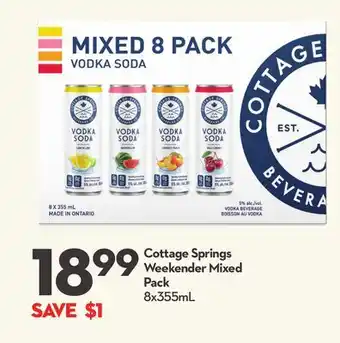 Longo's Cottage Springs Weekender Mixed Pack offer