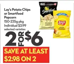 Longo's Lay's Potato Chips or Smartfood Popcorn offer