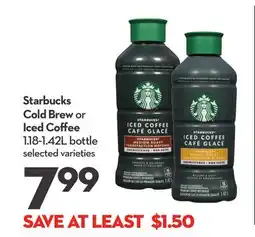 Longo's Starbucks Cold Brew or Iced Coffee offer
