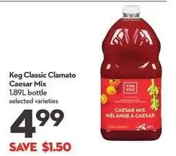 Longo's Keg Classic Clamato Caesar Mix offer