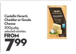 Longo's Castello Havarti, Cheddar or Gouda Cheese offer