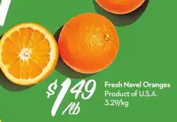 Longo's Fresh Navel Oranges offer