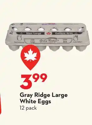Longo's Gray Ridge Large White Eggs offer