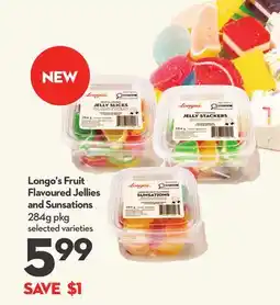 Longo's Longo's Fruit Flavoured Jellies and Sunsations offer