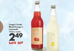 Longo's Longo's Curato Blood Orange or Lemonade offer