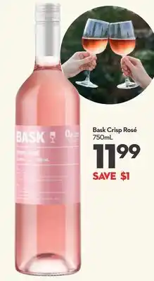 Longo's Bask Crisp Rosé offer