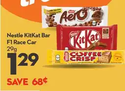 Longo's Nestle KitKat Bar F1 Race Car offer