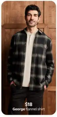 Walmart George flannel shirt offer